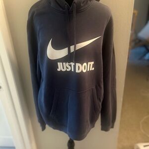 Nike Men's black Just Do It Sweatshirt hoodie